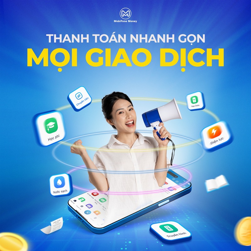 Hệ sinh thái tài chính số MobiFone Money với tính năng thanh toán Internet online tiện lợi